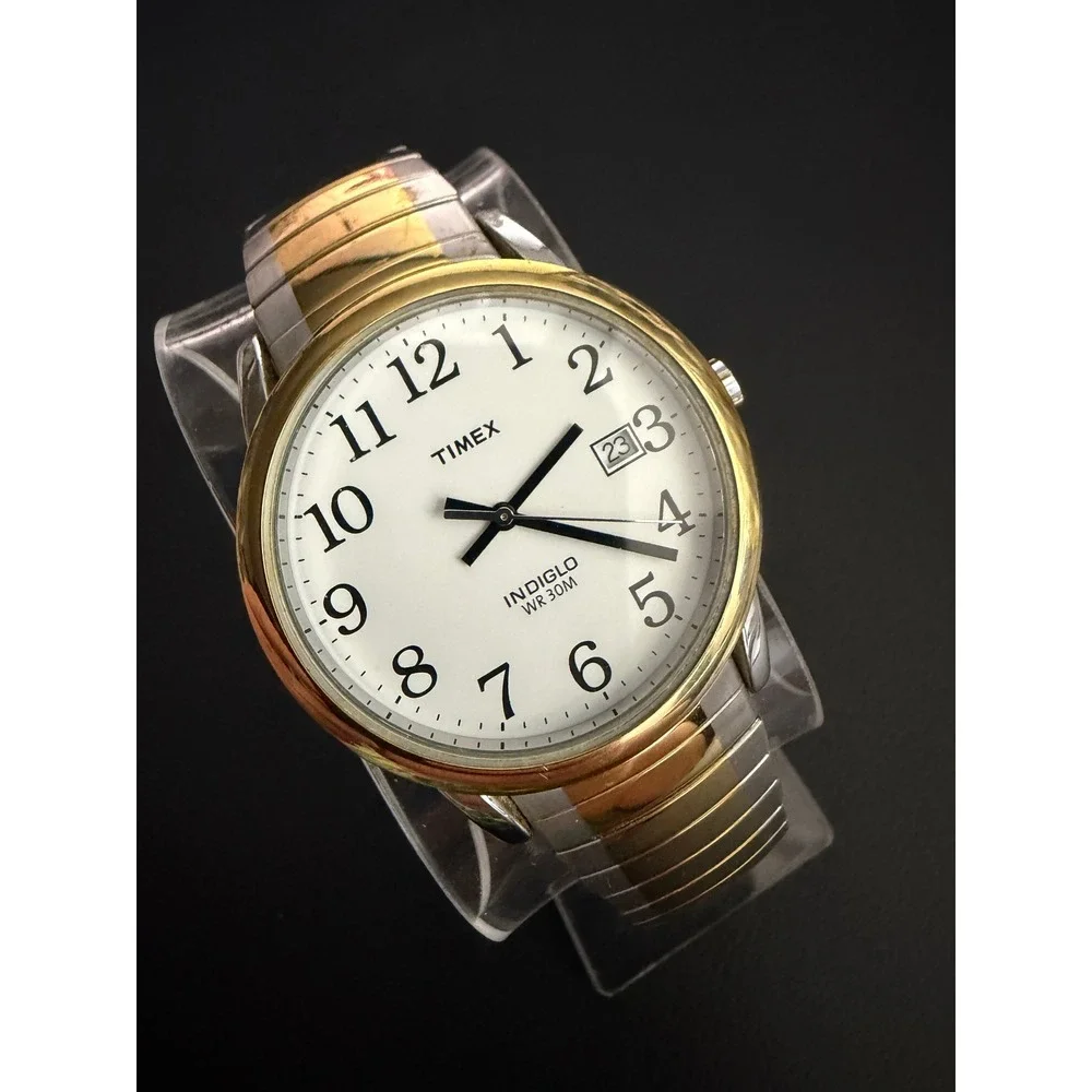Timex Watch Indiglo T2H311 Stainless Steel Band